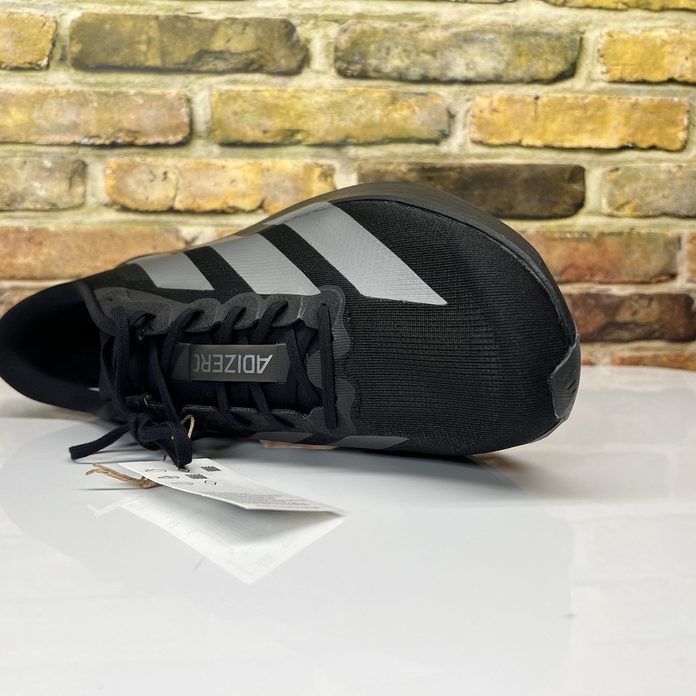 Mens Size 11 - Adidas Adizero Evo SL Black Iron Gray Metallic  Running Shoes - Picture 6 of 8